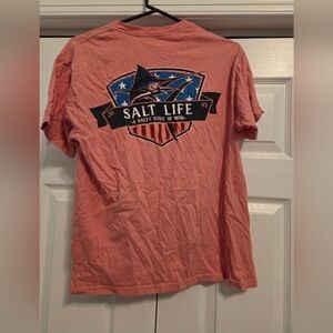 Salt Life Men's M Coral T Shirt Marlin